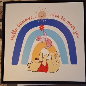 WINNIE THE POOH FRAMED PICTURE